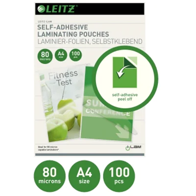 Leitz Laminierfolie 33872 DIN A4 sk 80mic matt 100 St./Pack. Leitz Laminierfolie 33872 DIN A4 sk 80mic matt 100 St./Pack.