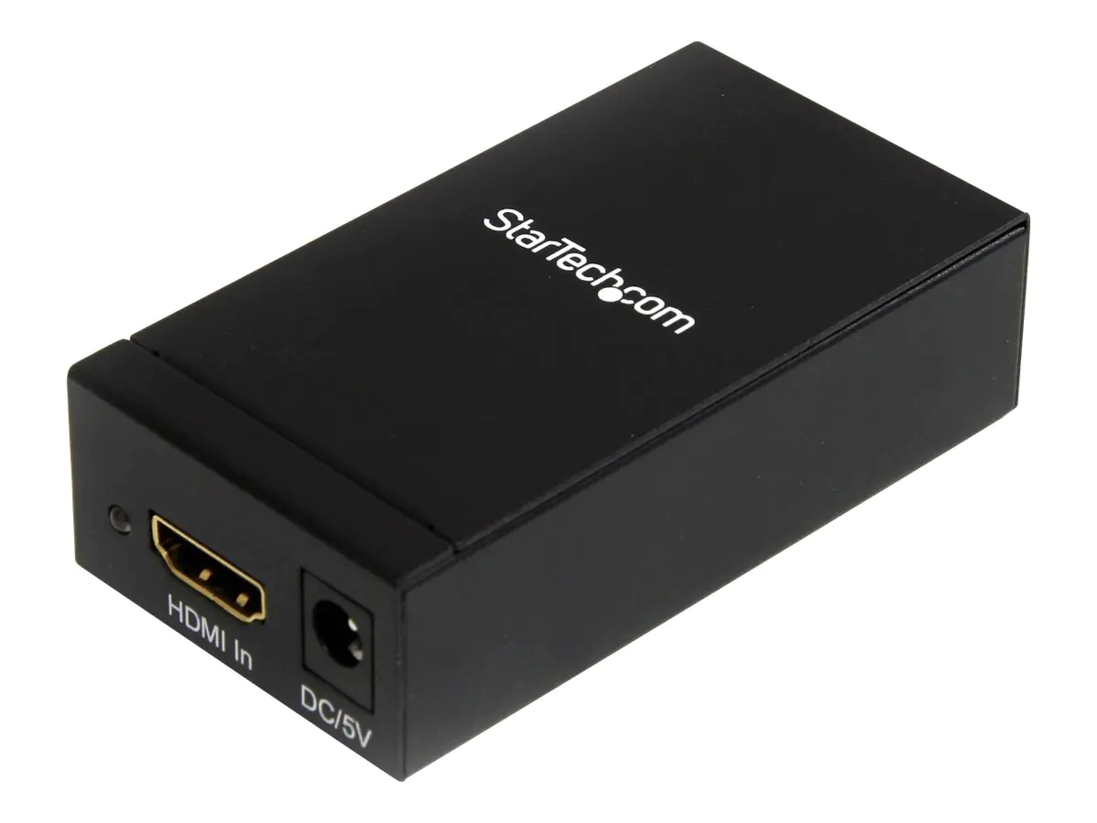 StarTech.com HDMI auf Displayport aktiv Adapter/ Konverter - Schwarz - HDMI2DP