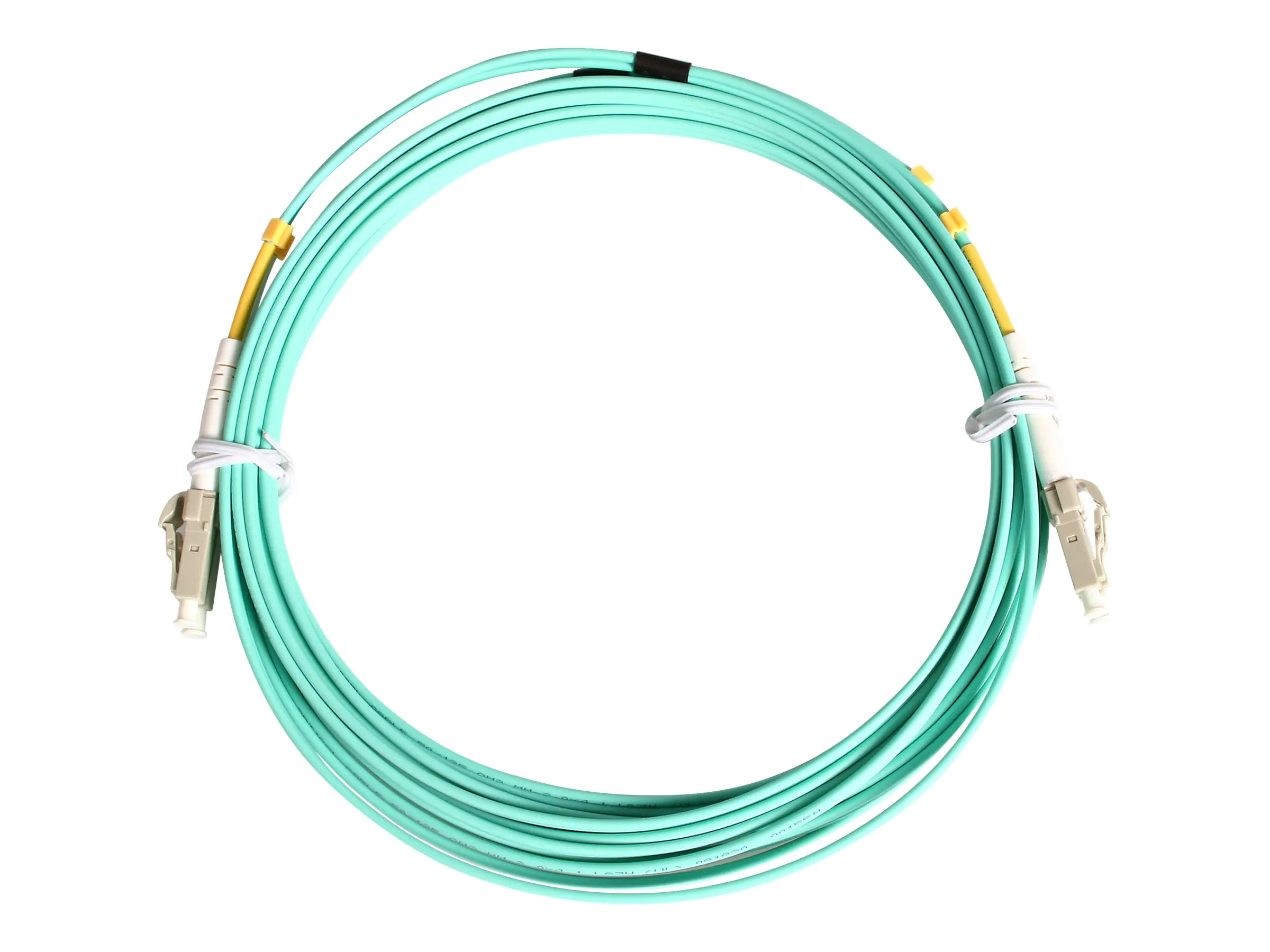 StarTech.com 10m OM3 LWL Patchkabel, Multimode-Glasfaserkabel, LC auf LC - Patch-Kabel - LC Multi-Mode (M) A50FBLCLC10