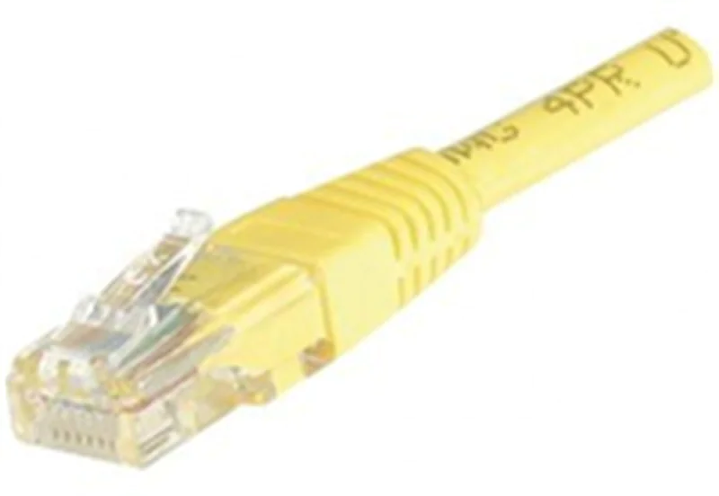 exertis Connect Connect 854192 - 0,5 m - Cat6 - U/UTP (UTP) - RJ-45 - RJ-45 - Gelb