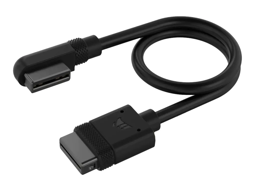 Corsair iCUE LINK - Netz-/Datenkabel - CORSAIR iCUE Link gewinkelt zu CORSAIR iCUE Link gerade - 20 cm (Packung mit 2) CL-9011123-WW