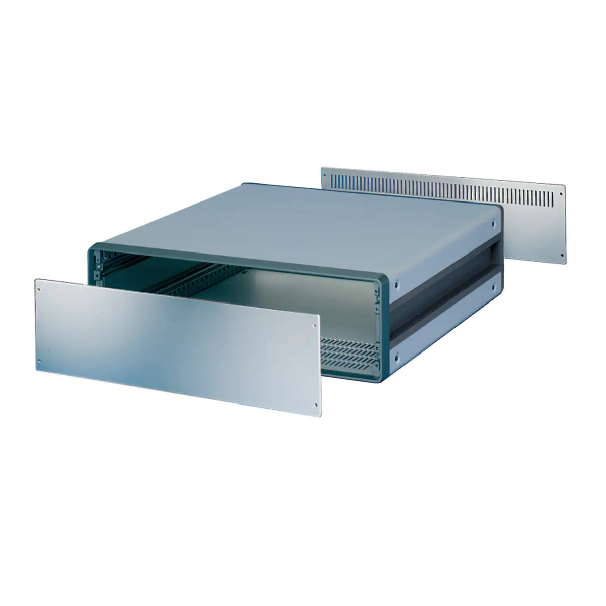 SCHROFF REAR PANEL 2U 84HP ANOD.