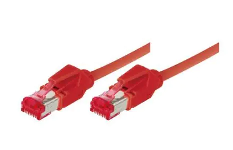 exertis Connect - Patch-Kabel - RJ-45 (M) zu RJ-45 (M) - 2 m - SFTP - CAT 6 - halogenfrei - Rot
