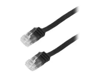 Helos - Patch-Kabel - RJ-45 (M) zu RJ-45 (M) - 30 cm - U/FTP - CAT 6a - flach - Gelb Helos - Patch-Kabel - RJ-45 (M) zu RJ-45 (M) - 30 cm - U/FTP - CAT 6a - flach - Gelb