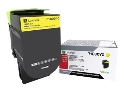 Lexmark X317 - Gelb - original - Tonerpatrone 71B0040