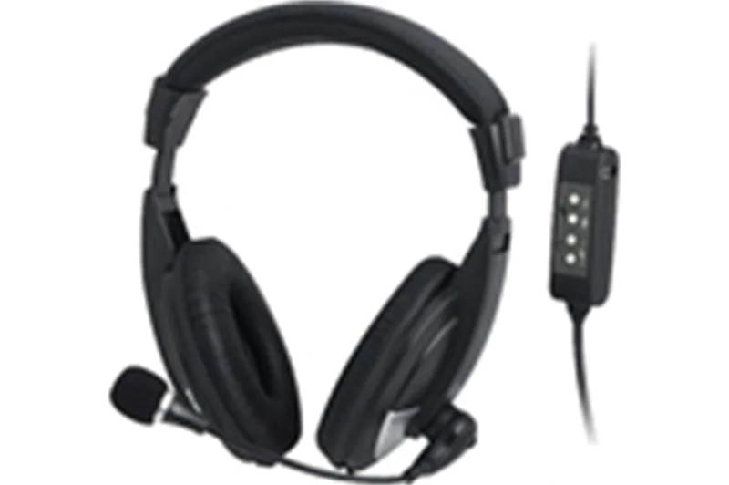 Dacomex 059821, Kabelgebunden, Büro/Callcenter, 20 - 20000 Hz, Kopfhörer, Schwarz