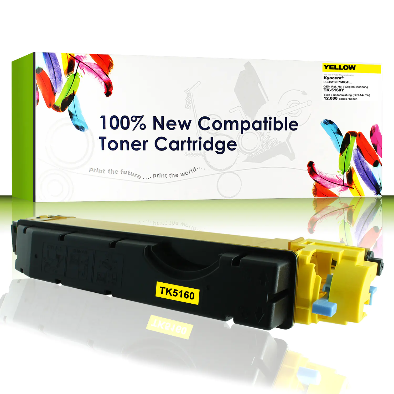 CartridgeWeb Toner kompatibel zu Kyocera/Mita 1T02NTANL0 TK-5160Y Gelb 12.000 Seiten 1 Stück CartridgeWeb Toner kompatibel zu Kyocera/Mita 1T02NTANL0 TK-5160Y Gelb 12.000 Seiten 1 Stück