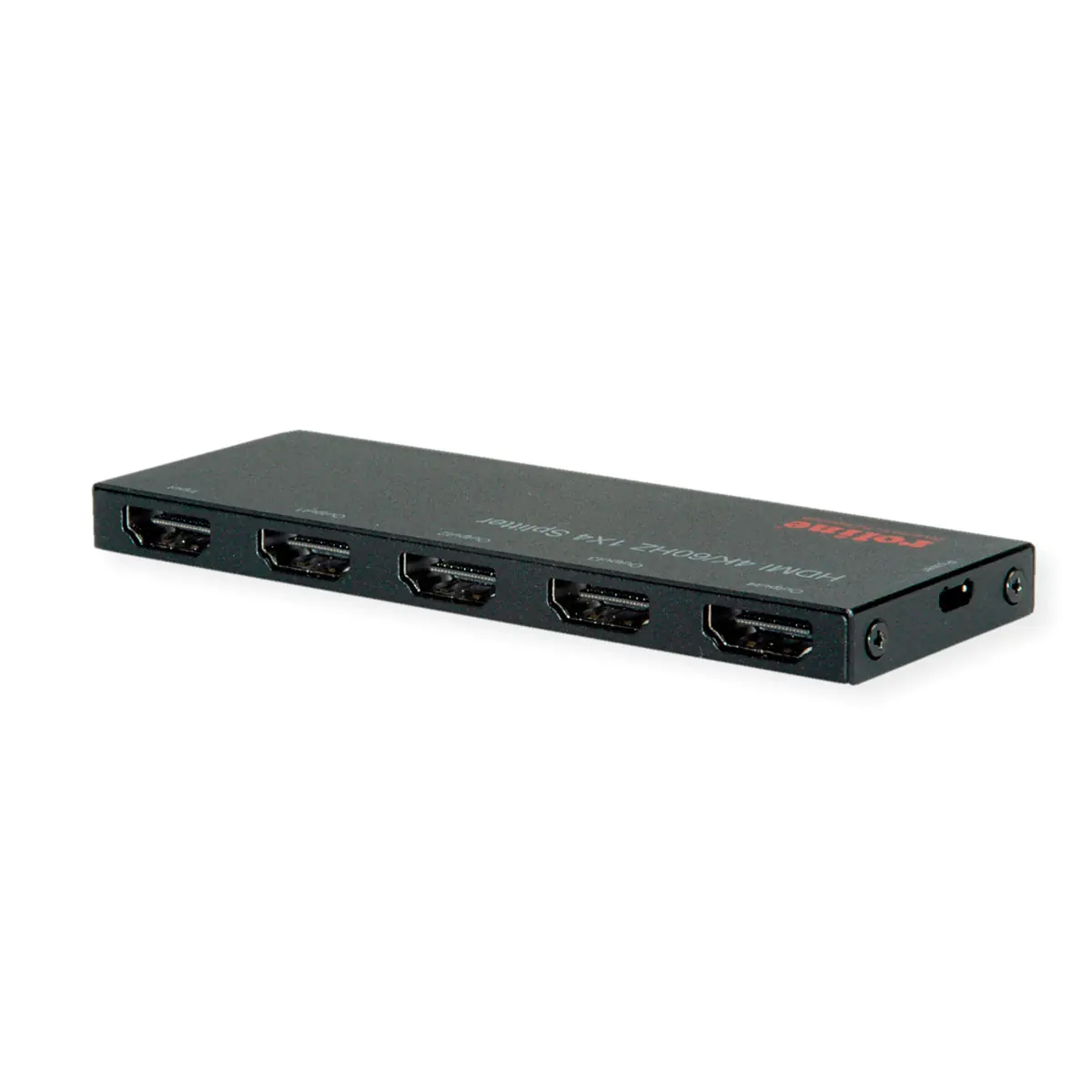 ROLINE HDMI Video-Splitter 4fach UltraSlim 4K60Hz