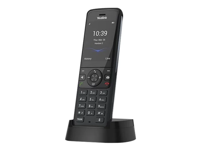 Yealink W78H - Schnurloses Erweiterungshandgerät - mit Bluetooth-Schnittstelle mit Rufnummernanzeige - 1900 MHz - DECT - dreiweg Anruffunktion - Space-grau Yealink W78H - Schnurloses Erweiterungshandgerät - mit Bluetooth-Schnittstelle mit Rufnummernanzeige - 1900 MHz - DECT - dreiweg Anruffunktion - Space-grau