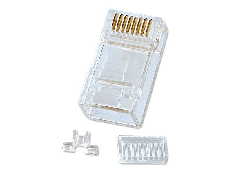 Lindy Netzwerkanschluss - RJ-45 (M) - UTP - CAT 6 - verseilt (Packung mit 10) 62430