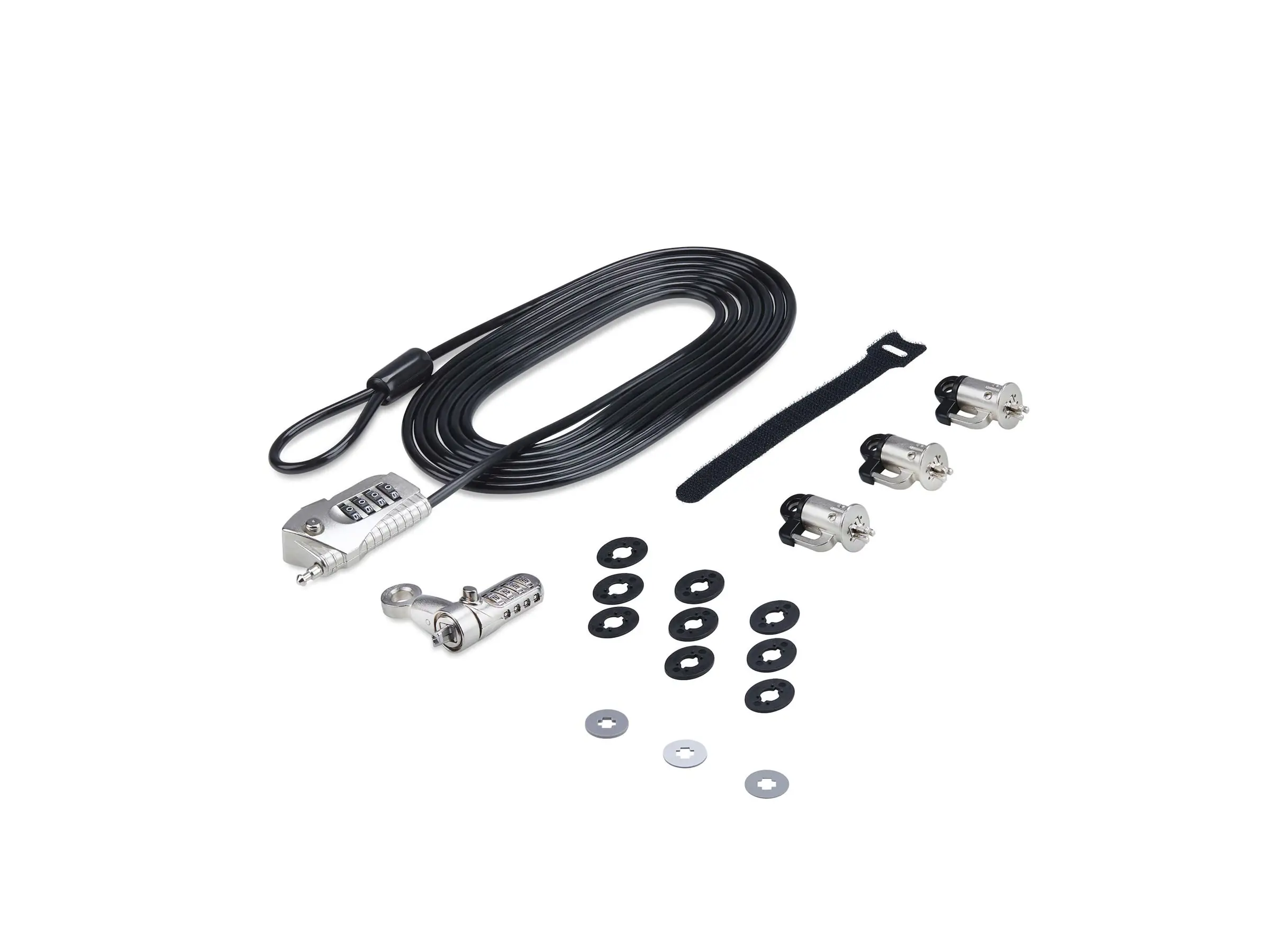 StarTech.com Laptop/Desktop & Peripheral Lock Kit, 9.8ft (3m)