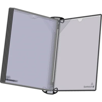 Tarifold Wandelement PRO 920304 A4 5Tafeln PVC sw Tarifold Wandelement PRO 920304 A4 5Tafeln PVC sw
