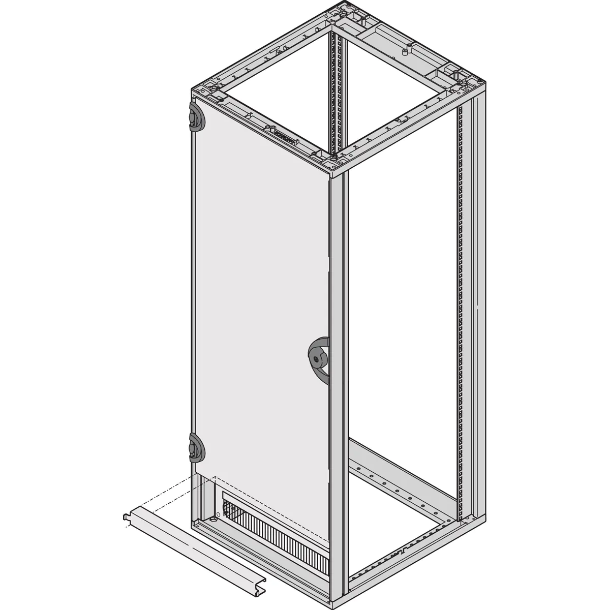 SCHROFF DOOR HINGE BRACKET 60MM 7021 SCHROFF DOOR HINGE BRACKET 60MM 7021