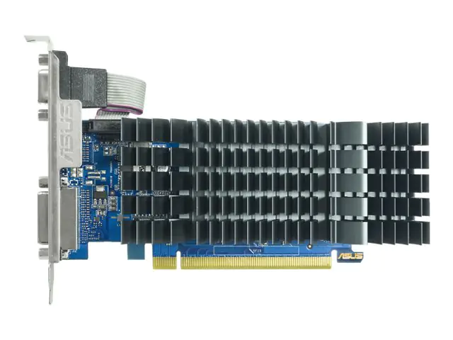 ASUS GeForce GT 710 EVO - Grafikkarten - GF GT 710 - 2 GB DDR3 - PCIe 2.0 Low-Profile - DVI, HDMI, D-Sub - ohne Lüfter