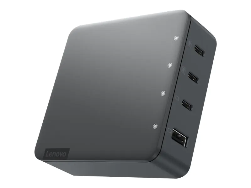 Lenovo Go - Netzteil - 130 Watt - 5 A - 4 Ausgabeanschlussstellen (USB, 3 x USB-C) - Storm Gray - Europa Lenovo Go - Netzteil - 130 Watt - 5 A - 4 Ausgabeanschlussstellen (USB, 3 x USB-C) - Storm Gray - Europa