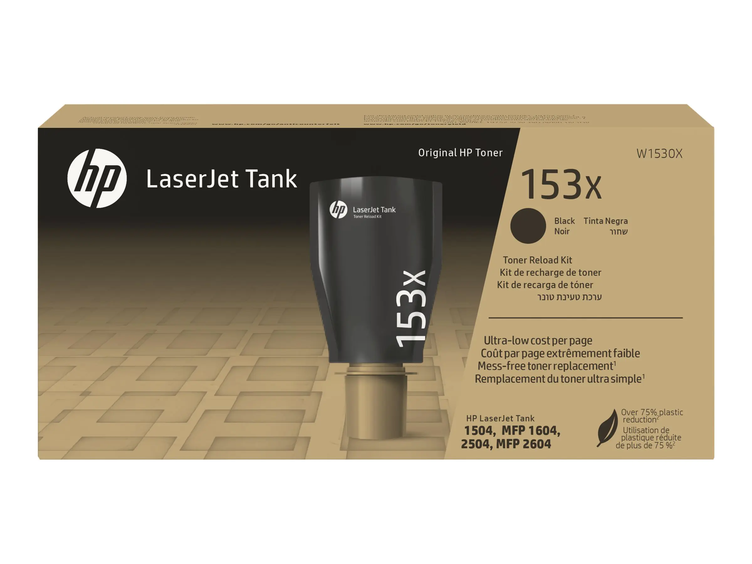 HP 153X - Mit hoher Kapazität - Schwarz - original - LaserJet - Tonerpatrone (W1530X) - für LaserJet Tank MFP 1602w, MFP 1604w, MFP 2602dn, MFP 2604sdw, MFP 2606dn, MFP 2606sdw HP 153X - Mit hoher Kapazität - Schwarz - original - LaserJet - Tonerpatrone (W1530X) - für LaserJet Tank MFP 1602w, MFP 1604w, MFP 2602dn, MFP 2604sdw, MFP 2606dn, MFP 2606sdw