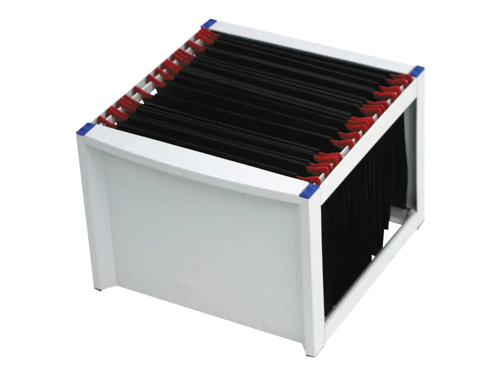 helit Hängekorb H6110084 max. 40Mappen DIN A4 lichtgrau/blau