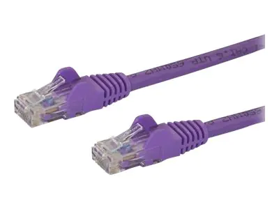 StarTech 10m Cat6 Snagless RJ45 Ethernet Netzwerkkabel - Lila - 10m Cat 6 UTP Kabel - Netzwerkkabel - RJ-45 (M) bis RJ-45 (M) - 10 m - UTP - CAT 6 - ohne Haken, verseilt - lila