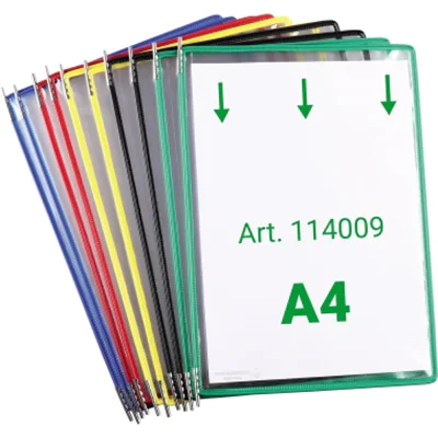 Tarifold Sichttafel 114009 DIN A4 sortiert 10 St./Pack. Tarifold Sichttafel 114009 DIN A4 sortiert 10 St./Pack.
