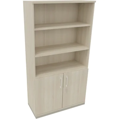 Kombischrank 2OH Tür 3OH Regal B1000xT442xH1869mm si/Akazie Kombischrank 2OH Tür 3OH Regal B1000xT442xH1869mm si/Akazie