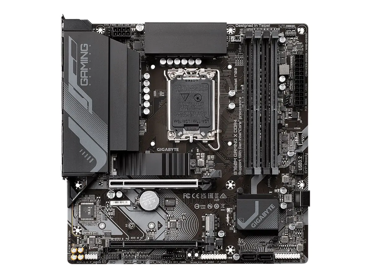 Gigabyte B760M GAMING X DDR4 - 1.0 - Motherboard - micro ATX - LGA1700 Sockel - B760 Chipsatz - USB-C 3.2 Gen2, USB 3.2 Gen 1 - 2.5 Gigabit LAN - Onboard-Grafik (CPU erforderlich)