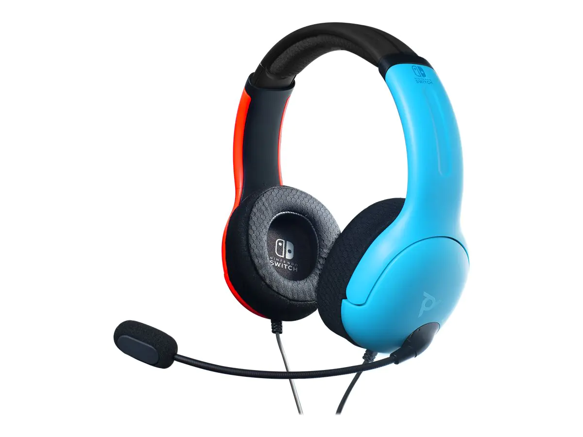 PDP Gaming LVL40 - Headset - ohrumschließend - kabelgebunden - 3,5 mm Stecker - Block - für Nintendo Switch