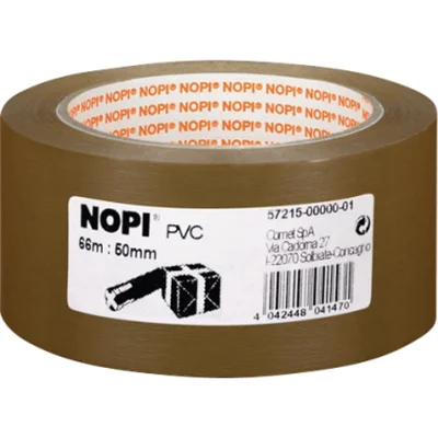 Tesa Nopi Pack PVC geprägt 66m 50mm braun 57215-00000-01