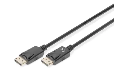 Digitus - DisplayPort-Kabel - DisplayPort (M) zu DisplayPort (M) - DisplayPort 1.2 - 3 m - 4K Unterstützung - Schwarz Digitus - DisplayPort-Kabel - DisplayPort (M) zu DisplayPort (M) - DisplayPort 1.2 - 3 m - 4K Unterstützung - Schwarz