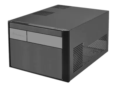 SilverStone SUGO SG11 - Tower - micro ATX - ohne Netzteil (ATX / PS/2) - Schwarz - USB/Audio