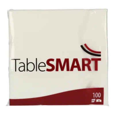 TableSMART Servietten 33 x 33 cm (B x L) weiß 100 St./Pack.