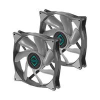 Iceberg Thermal IceGale Xtra - Gehäuselüfter - 140 mm - Grau (Packung mit 2)