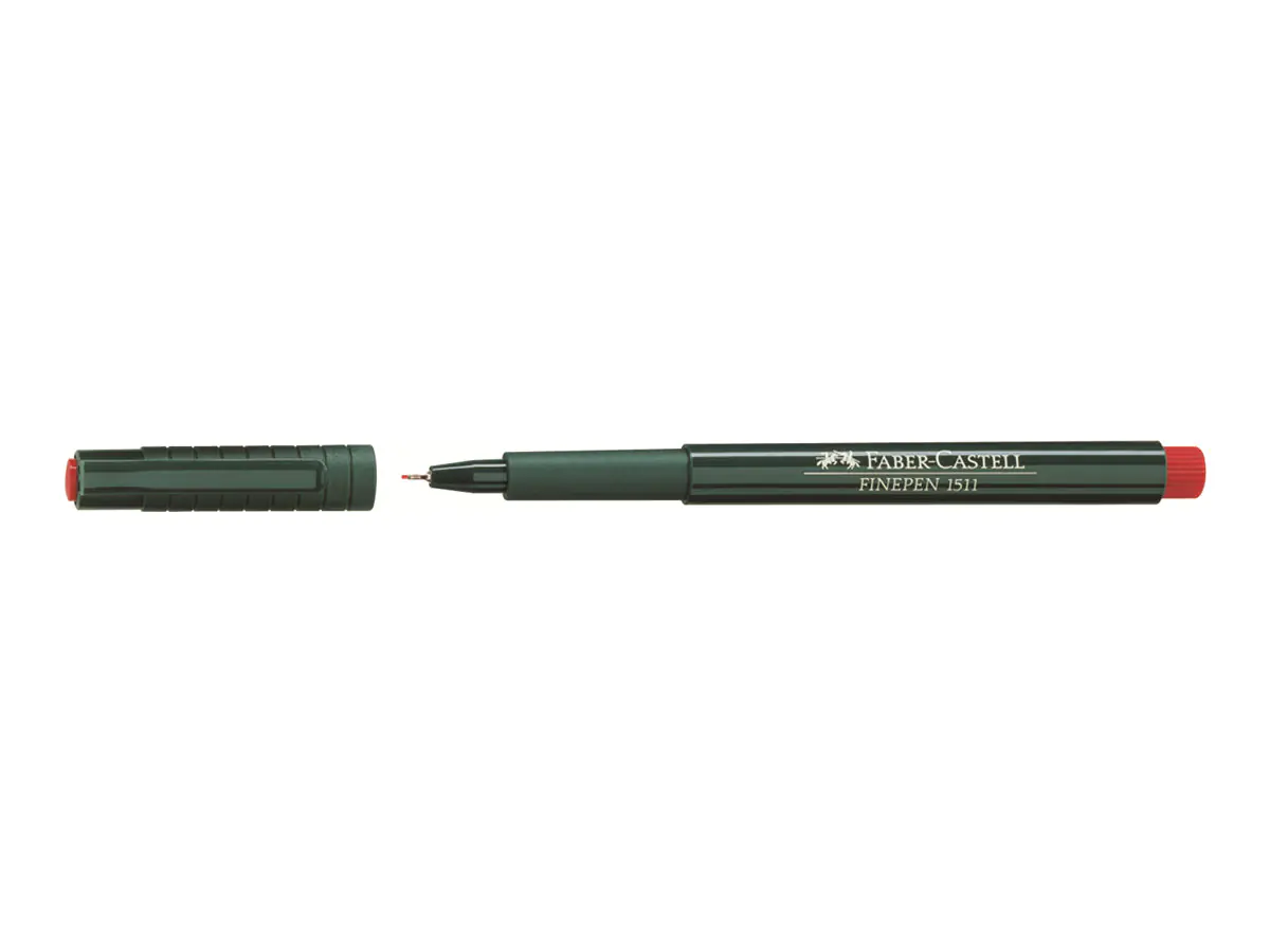 FABER-CASTELL FINEPEN 1511 - Fineliner - Rot 151121