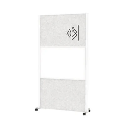 MAUL Stellwand MAULconnecto 100 x 182 cm (B x H) Zweibeinstativ Stahl, 100 % PES-Fasern weiß, hellgrau MAUL Stellwand MAULconnecto 100 x 182 cm (B x H) Zweibeinstativ Stahl, 100 % PES-Fasern weiß, hellgrau