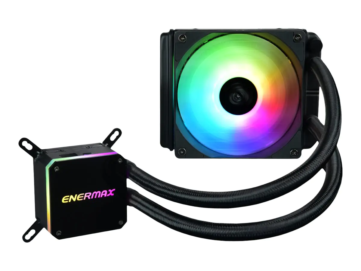 Enermax Liqmax III ELC-LMT120-ARGB - Prozessor-Flüssigkeitskühlsystem - (für: LGA1150, LGA1151, LGA1155, LGA1156, LGA1366, LGA2011, LGA2011-3, LGA2066, AM2, AM2+, AM3, AM3+, AM4, FM1, FM2, FM2+) - Kupfer - 120 mm