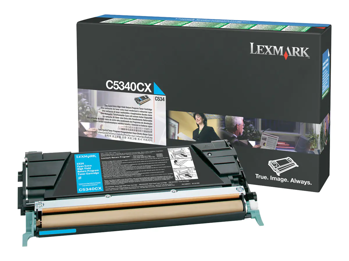 Lexmark Besonders hohe Ergiebigkeit - Cyan C5340CX