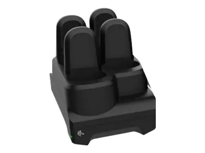 Zebra 4-Slot Device ShareCradle - Ladestation für Barcode-Scanner - Ausgangsanschlüsse: 4 - schwarz - für Zebra CS60, CS6080, CS60-HC Zebra 4-Slot Device ShareCradle - Ladestation für Barcode-Scanner - Ausgangsanschlüsse: 4 - schwarz - für Zebra CS60, CS6080, CS60-HC