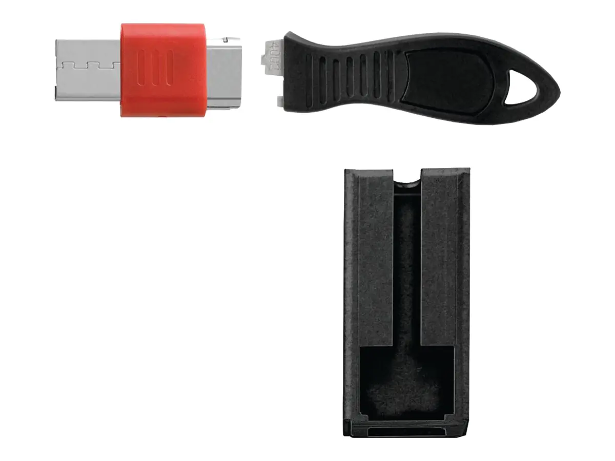Kensington USB Port Lock with Cable Guard - Square - USB-Portblocker - Silber