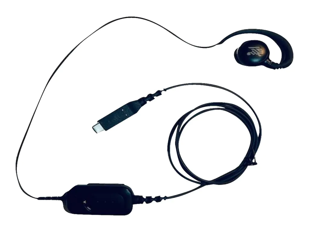 Zebra - Headset - Ohrstöpsel - über dem Ohr angebracht - kabelgebunden - USB-C - für Zebra TC53, TC58, TC58 Premium