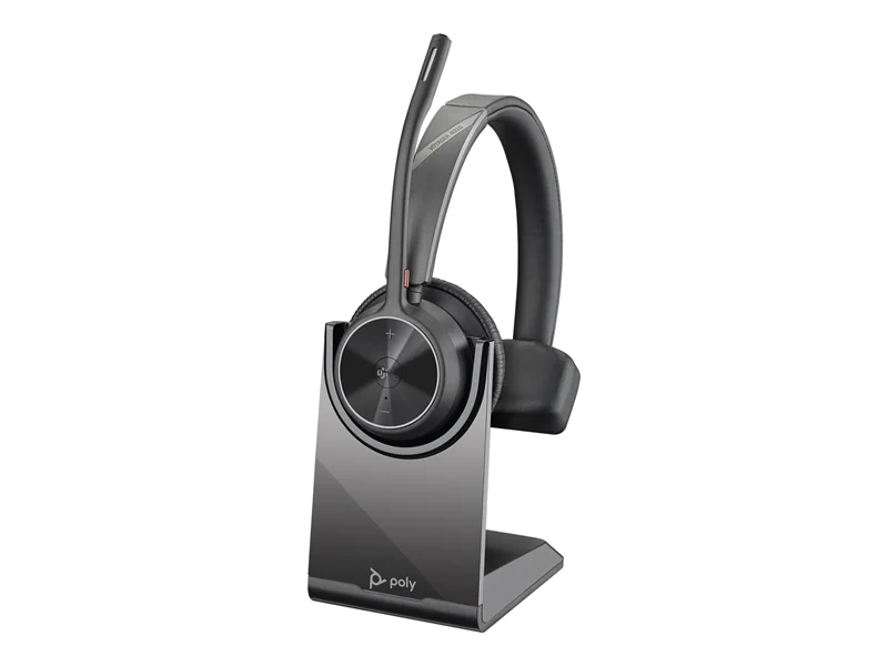 Poly Voyager 4310 - Headset - On-Ear - Bluetooth - kabellos, kabelgebunden - USB-A - Schwarz - Zertifiziert für Microsoft Teams Poly Voyager 4310 - Headset - On-Ear - Bluetooth - kabellos, kabelgebunden - USB-A - Schwarz - Zertifiziert für Microsoft Teams