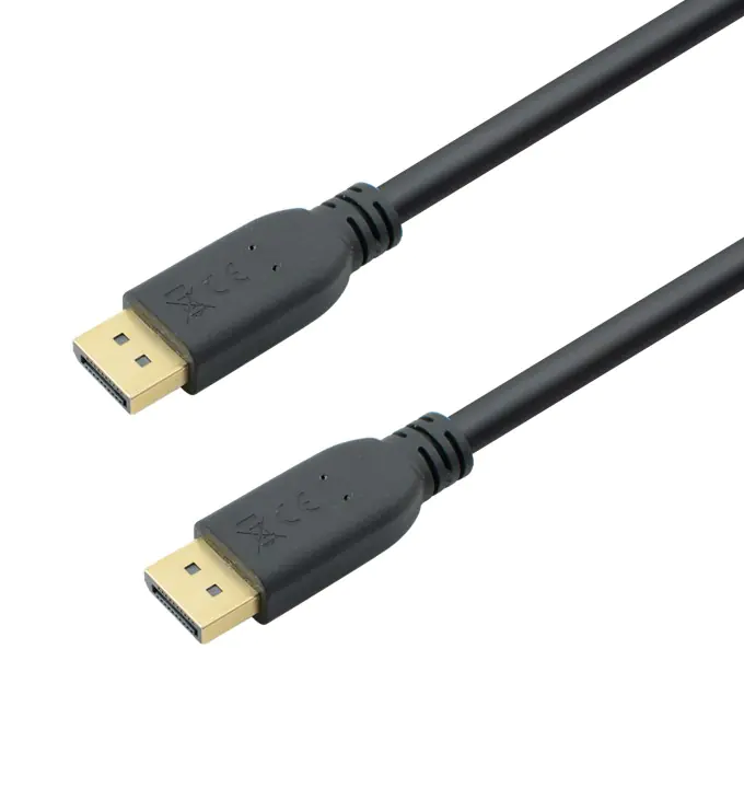 Bayko GREEN PERFORMANCE DisplayPort 1.4 Anschlusskabel, Stecker/Stecker, ULTRA HD 8K, GRS-zertifiziert, schwarz 5m Bayko GREEN PERFORMANCE DisplayPort 1.4 Anschlusskabel, Stecker/Stecker, ULTRA HD 8K, GRS-zertifiziert, schwarz 5m
