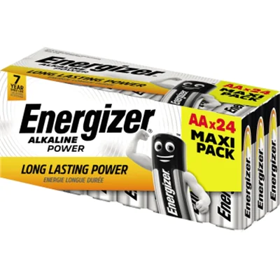 Energizer® Batterie Alkaline Power AA/Mignon LR6 Alkaline 1,5V 24 St./Pack. Energizer® Batterie Alkaline Power AA/Mignon LR6 Alkaline 1,5V 24 St./Pack.