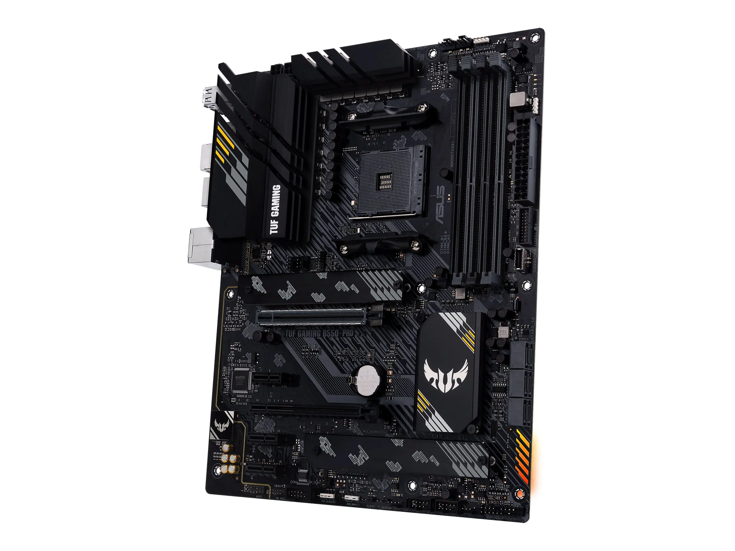 ASUS TUF GAMING B550-PRO - Motherboard - ATX - Socket AM4 - AMD B550 Chipsatz - USB-C Gen1, USB 3.2 Gen 1, USB-C Gen2, USB 3.2 Gen 2 - 2.5 Gigabit LAN - Onboard-Grafik (CPU erforderlich) 90MB17R0-M0EAY0