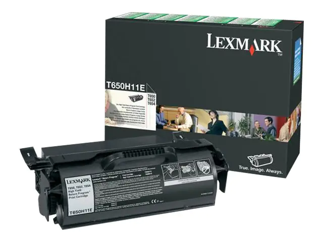 Lexmark Hohe Ergiebigkeit - Schwarz - original T650H11E
