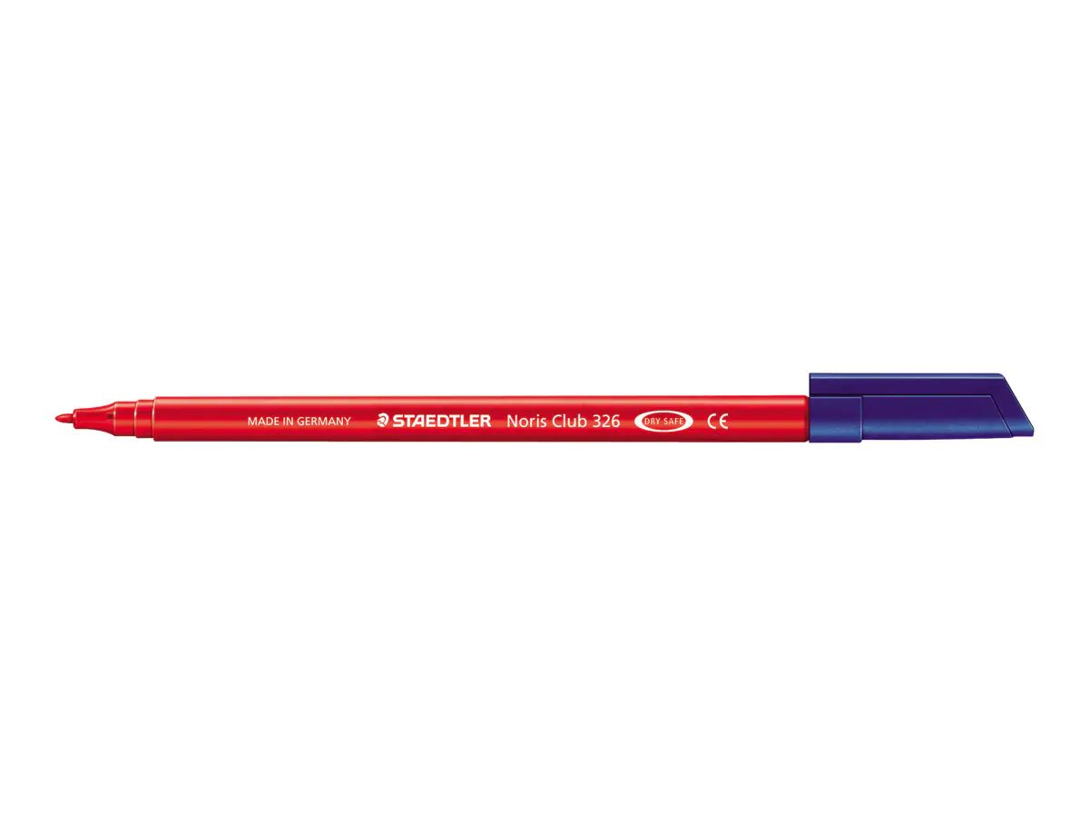 STAEDTLER Fasermaler Noris Club 326-2 1mm rot