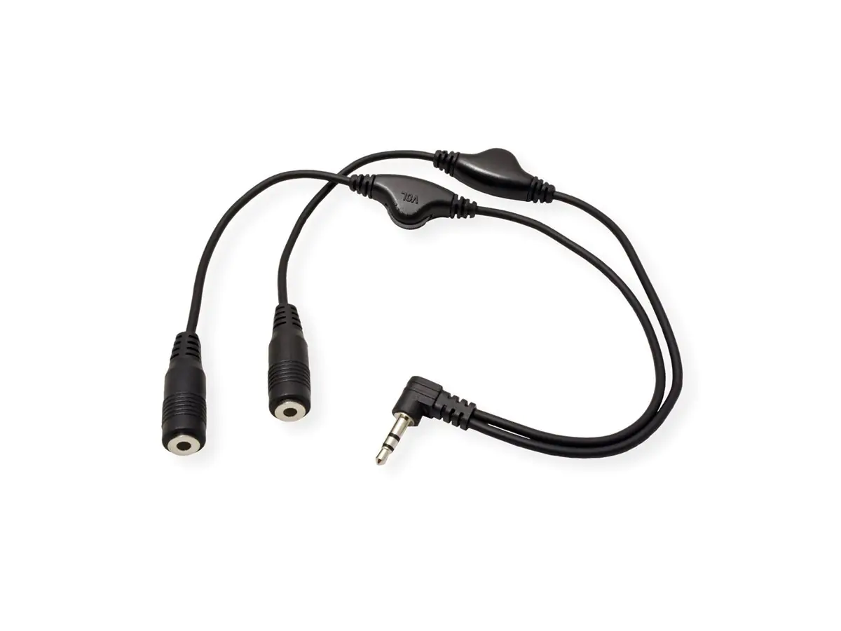 ROLINE Y Audio Cable - Audio-Splitter - mini-phone 11.09.4439