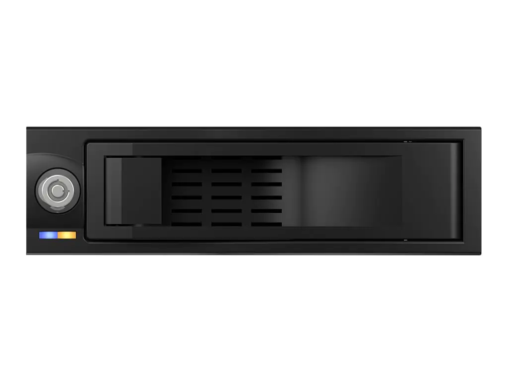 ICY BOX IB-167SSK - Mobiles Speicher-Rack - 3.5" (8.9 cm) - Schwarz