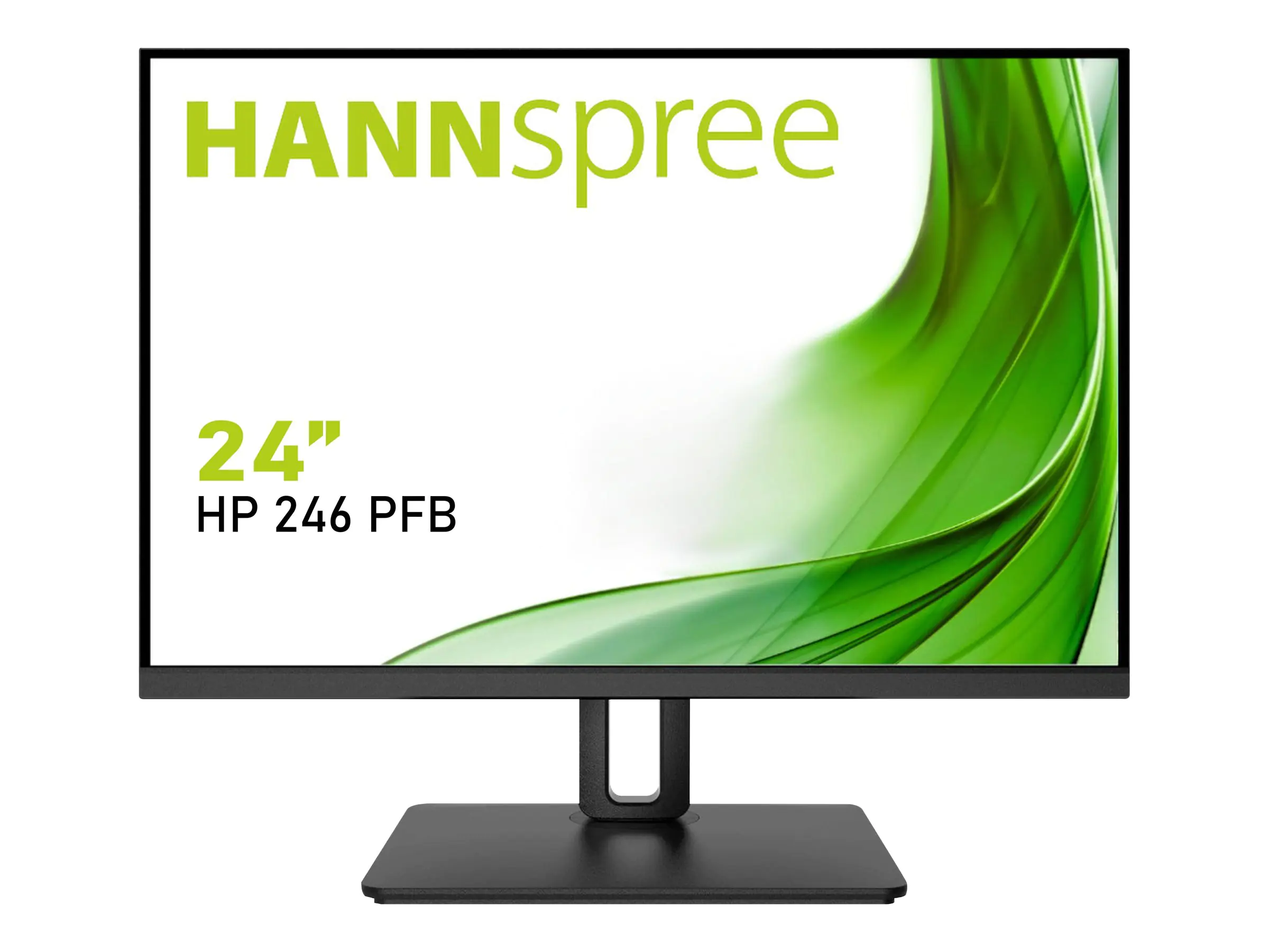 Hannspree HP246PFB - LED-Monitor - 61 cm (24") - 1920 x 1200 Full HD (1080p) @ 60 Hz - ADS-IPS - 250 cd/m² - 1000:1 - 5 ms - HDMI, VGA, DisplayPort - Lautsprecher