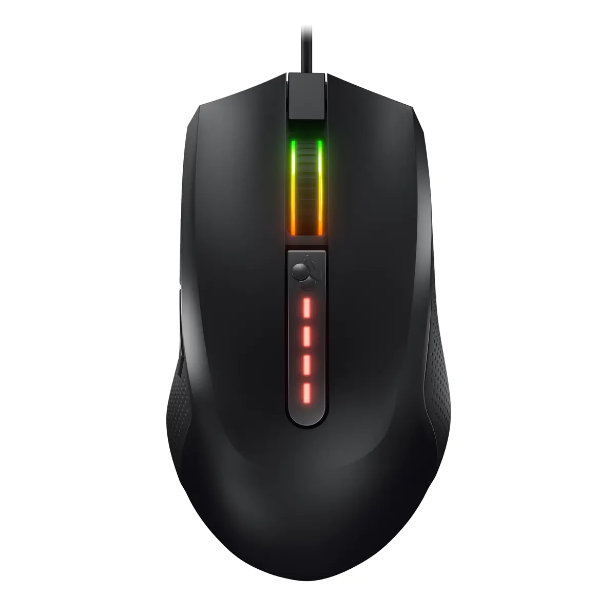 CHERRY MC 2.1 - Maus - ergonomisch - Für Rechtshänder - kabelgebunden - USB 2.0 - Schwarz