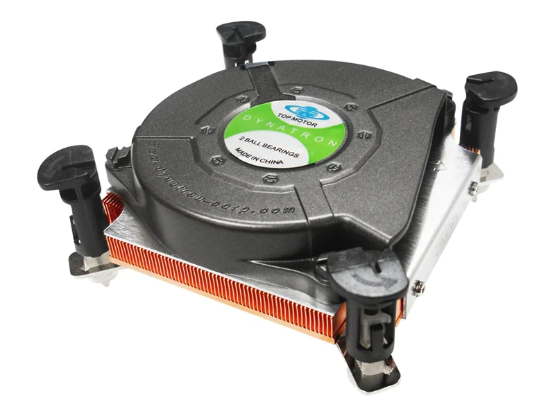 Inter-Tech K-2 - Prozessor-Luftkühler - (für: LGA1156, LGA1155) - Kupfer - 75 mm