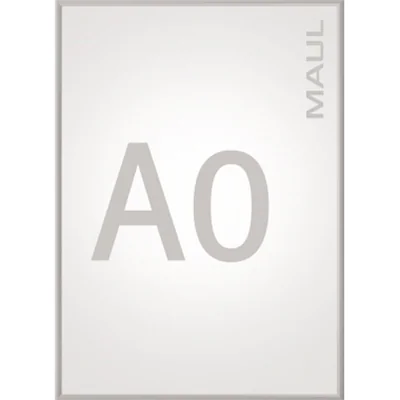 MAUL Bilderwechselrahmen MAULstandard 87 x 122 x 1,2 cm (B x H x T) DIN A0 82 x 117 cm (B x H) Aluminium alu MAUL Bilderwechselrahmen MAULstandard 87 x 122 x 1,2 cm (B x H x T) DIN A0 82 x 117 cm (B x H) Aluminium alu